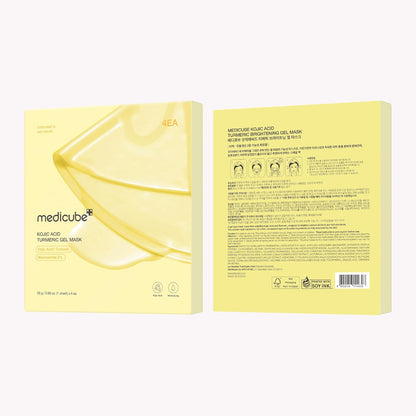 medicube PDRN Collagen Gel Mask Glass Skin Glow (Pack of 4)