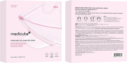 medicube PDRN Collagen Gel Mask Glass Skin Glow (Pack of 4)