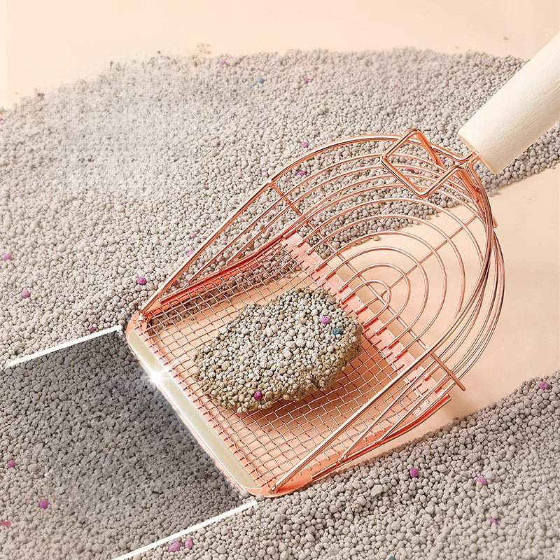Stainless Steel Cat Litter Scoop Heavy Duty Shovel