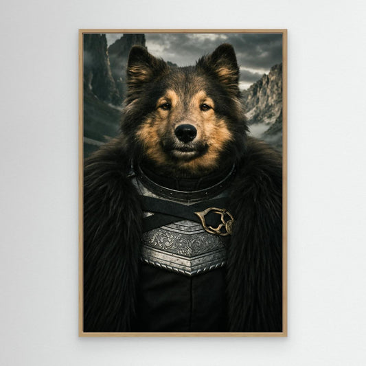 Highland Guardian - Personalized Pet Canvas Print