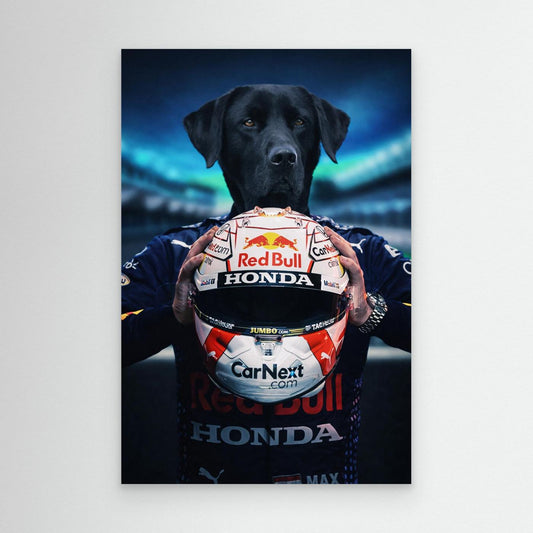 Speed Champion - Personalized Pet Canvas Print