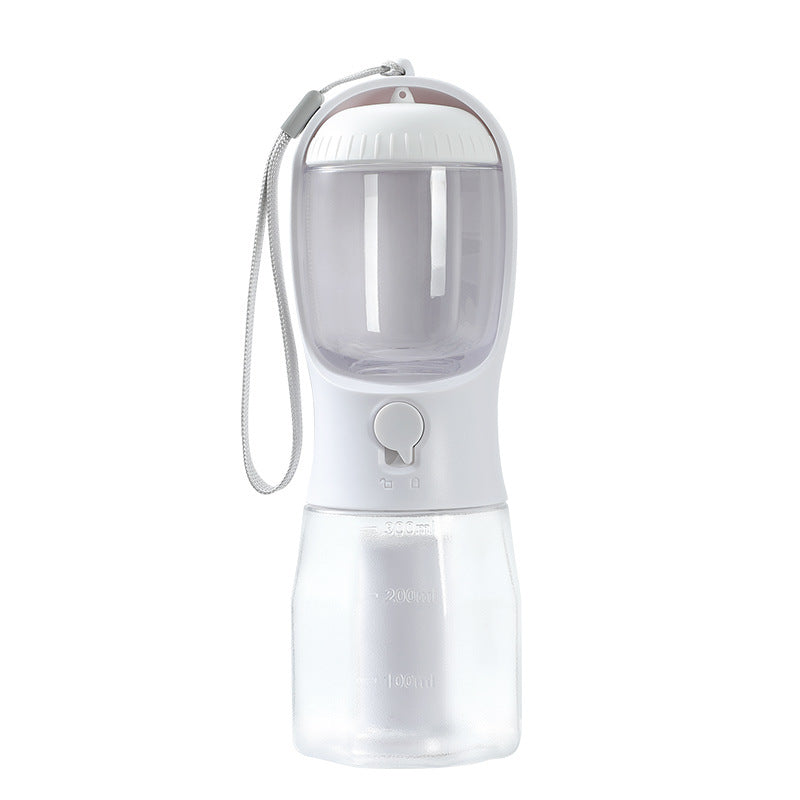 Portable Pet Water Bottle Food Container Dispenser