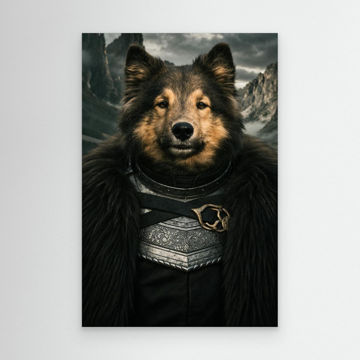 Highland Guardian - Personalized Pet Canvas Print
