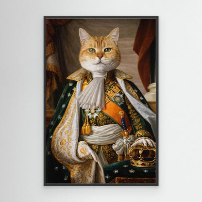 The Imperial King - Personalized Pet Canvas Print