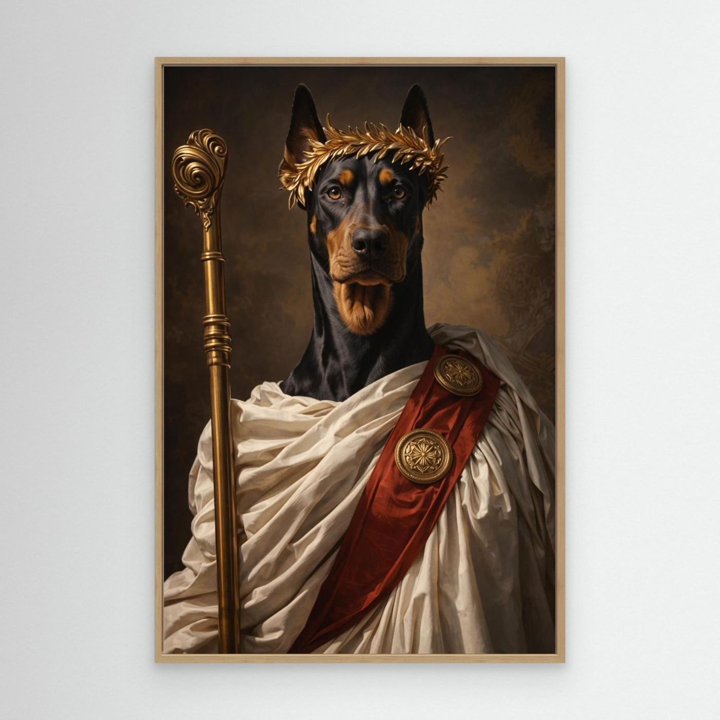 Caesar - Personalized Pet Canvas Print