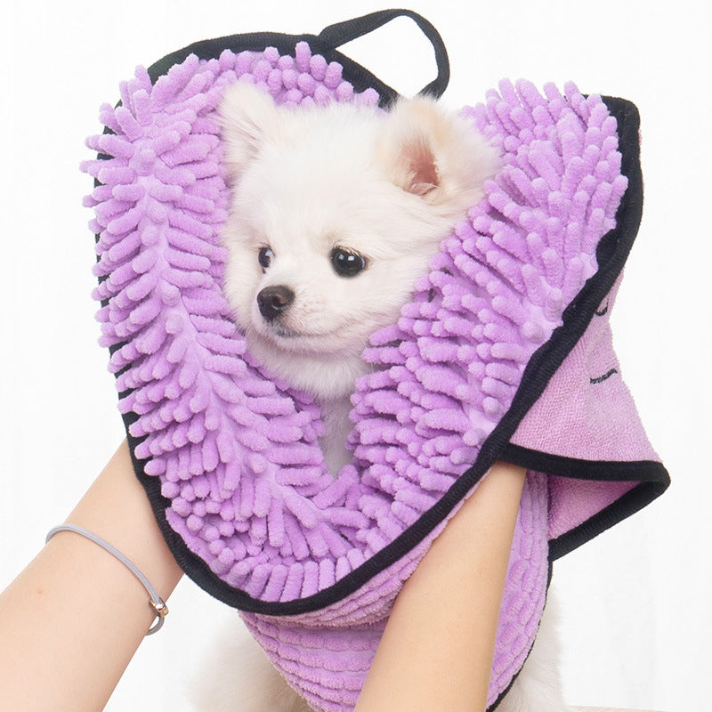 Quick-Dry Pet Towel Super Absorbent Microfiber