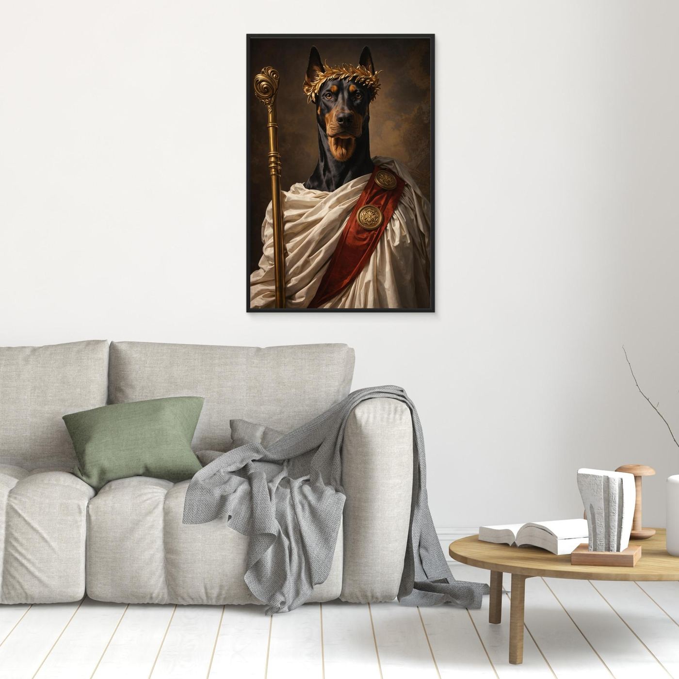 Caesar - Personalized Pet Canvas Print