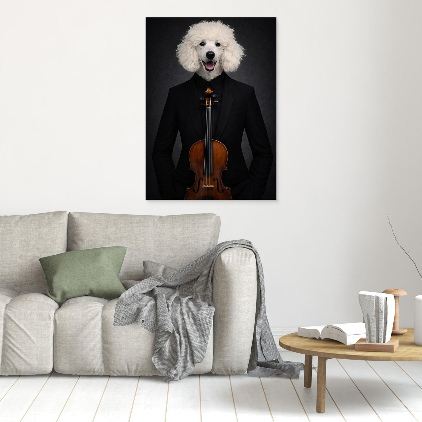 The Orchestra Virtuoso - Personalized Pet Canvas Print