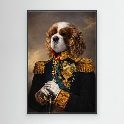 Field Marshal - Personalized Pet Canvas Print