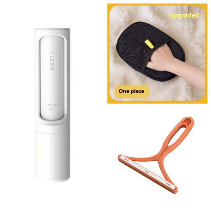 Reusable Pet Hair Remover Self-Cleaning Brush Tool