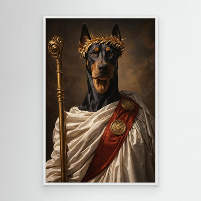 Caesar - Personalized Pet Canvas Print