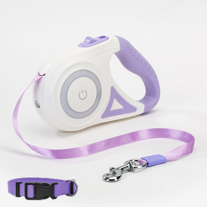 Automatic Dog Leash with Spotlight and Collar