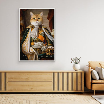 The Imperial King - Personalized Pet Canvas Print