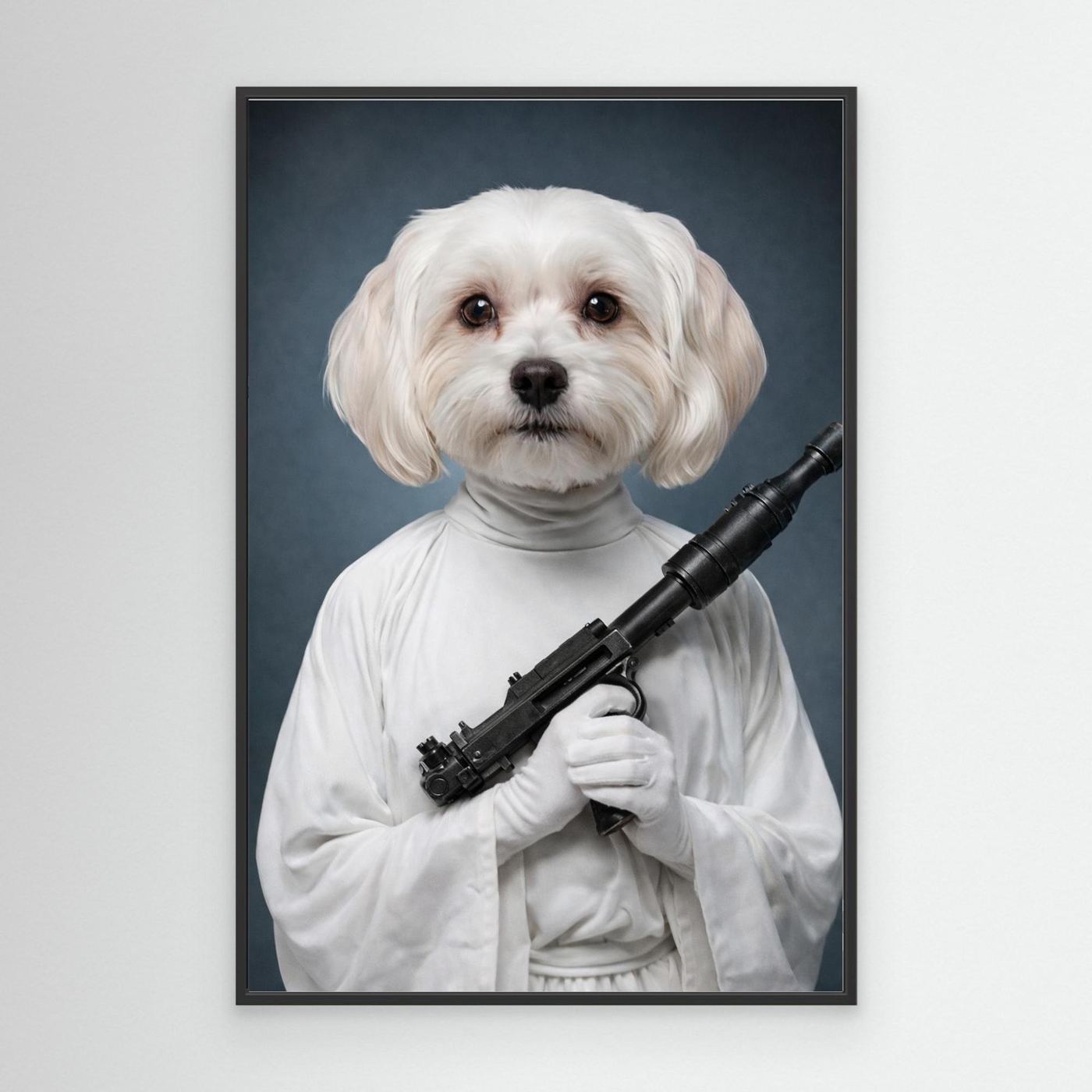 Galactic Princess - Personalized Pet Canvas Print