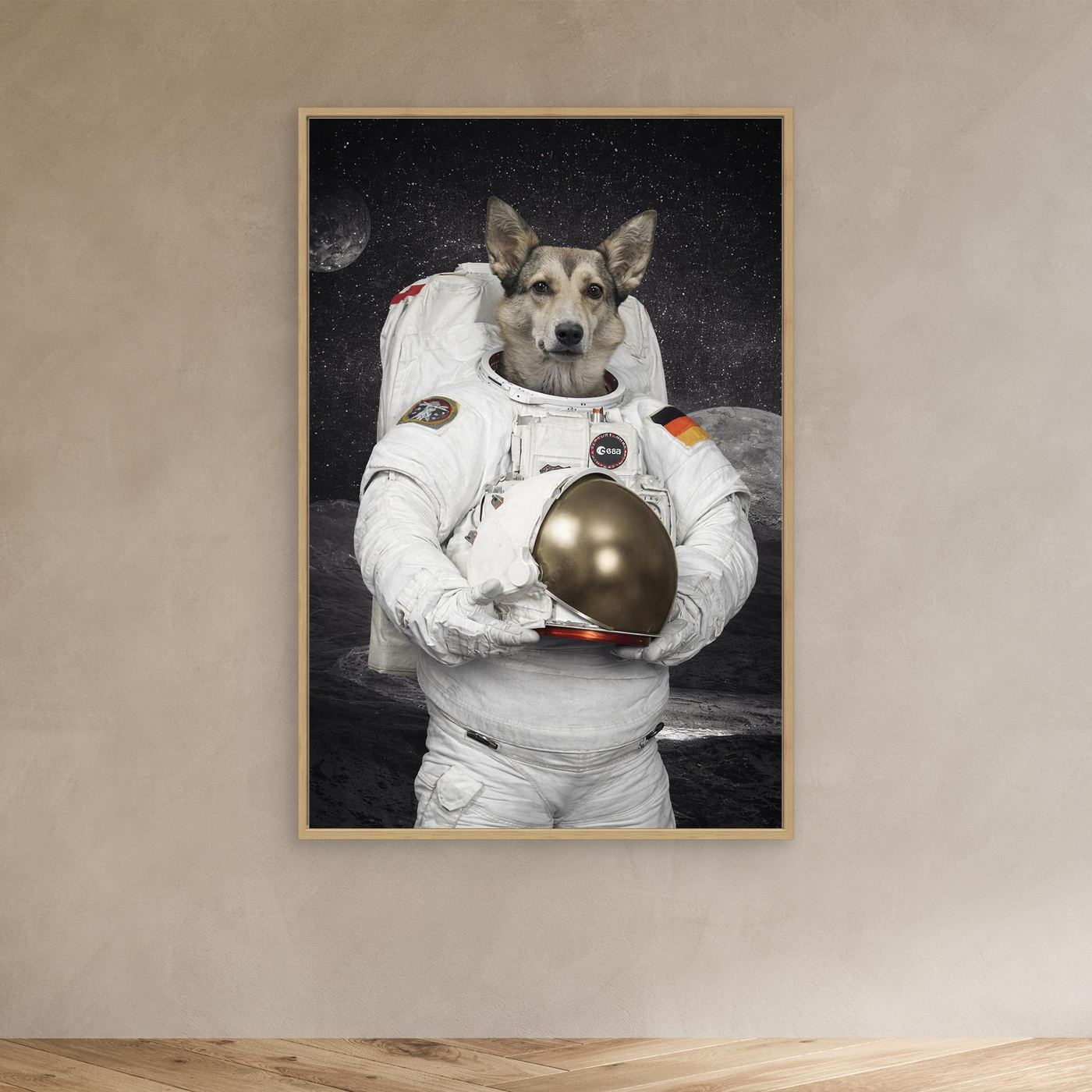 The Moon Walker Personalized Canvas Print