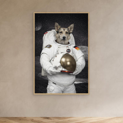 The Moon Walker Personalized Canvas Print