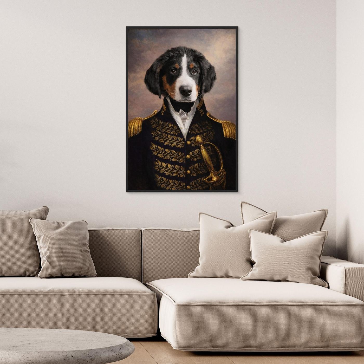 The Grand Admiral - Personalized Pet Canvas Print