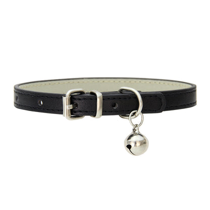 PU Leather Dog Collar Adjustable Stylish Pet Collar