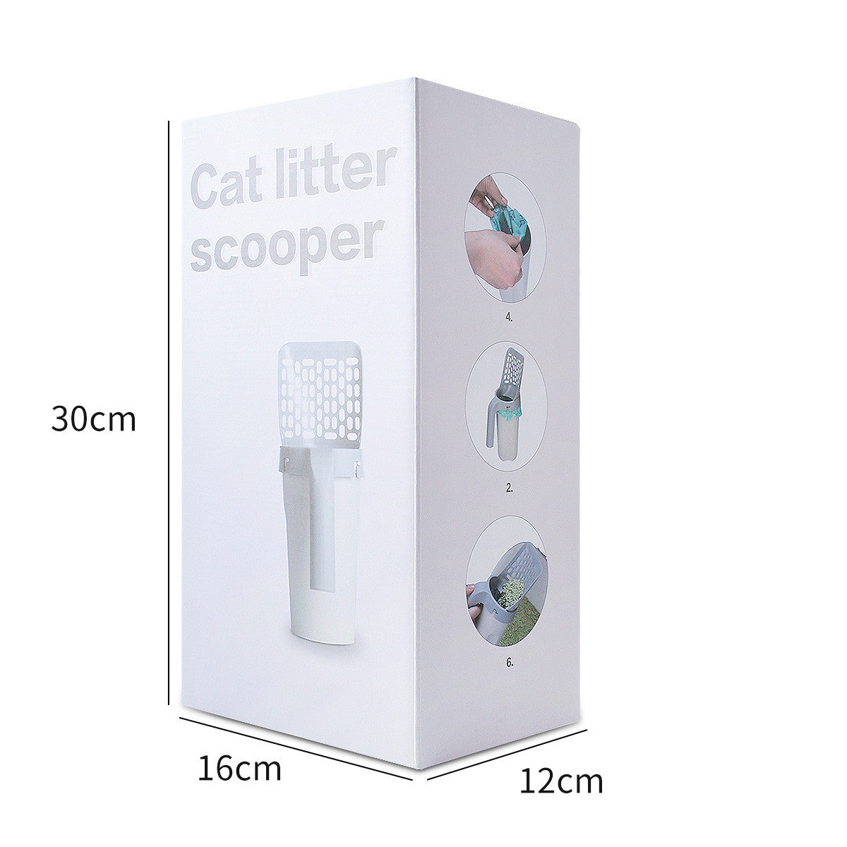 Cat Litter Scoop with Bin Easy Clean Tool