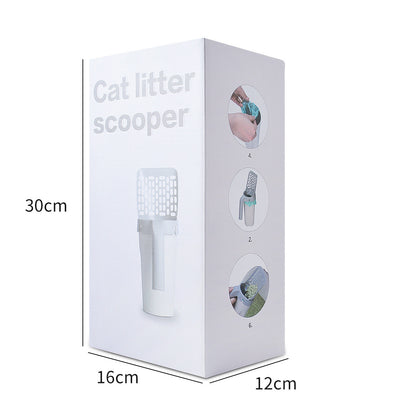 Cat Litter Scoop with Bin Easy Clean Tool