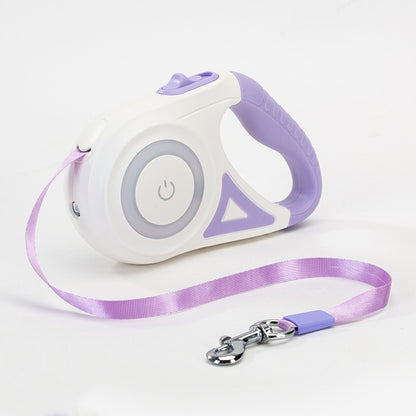 Automatic Dog Leash with Spotlight and Collar