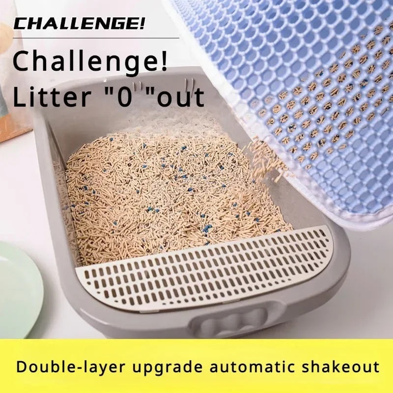 Cat Litter Mat 99% Litter Capture Easy Clean