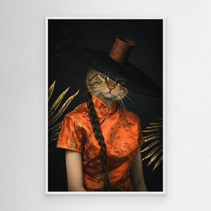 The Scarlet Empress - Personalized Empress Pet Canvas