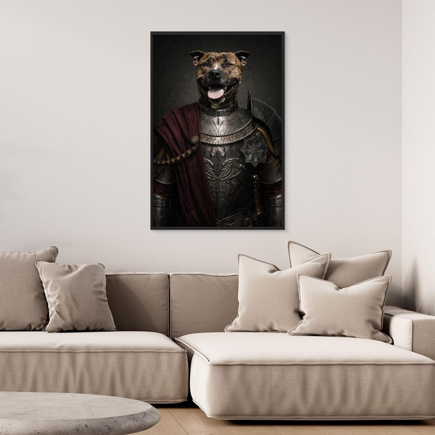 Royal Guard - Personalized Pet Canvas Print