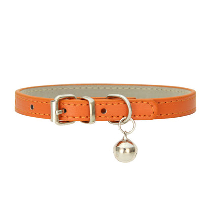 PU Leather Dog Collar Adjustable Stylish Pet Collar