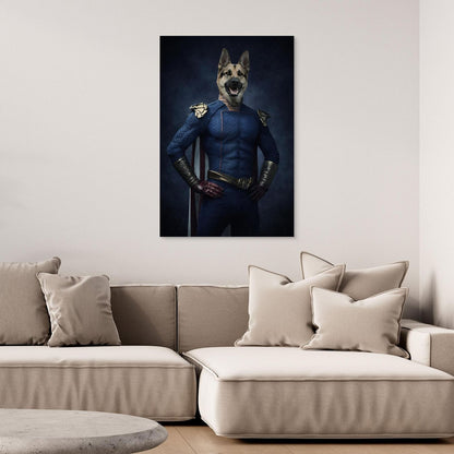 Mighty Protector - Personalized Pet Canvas Print
