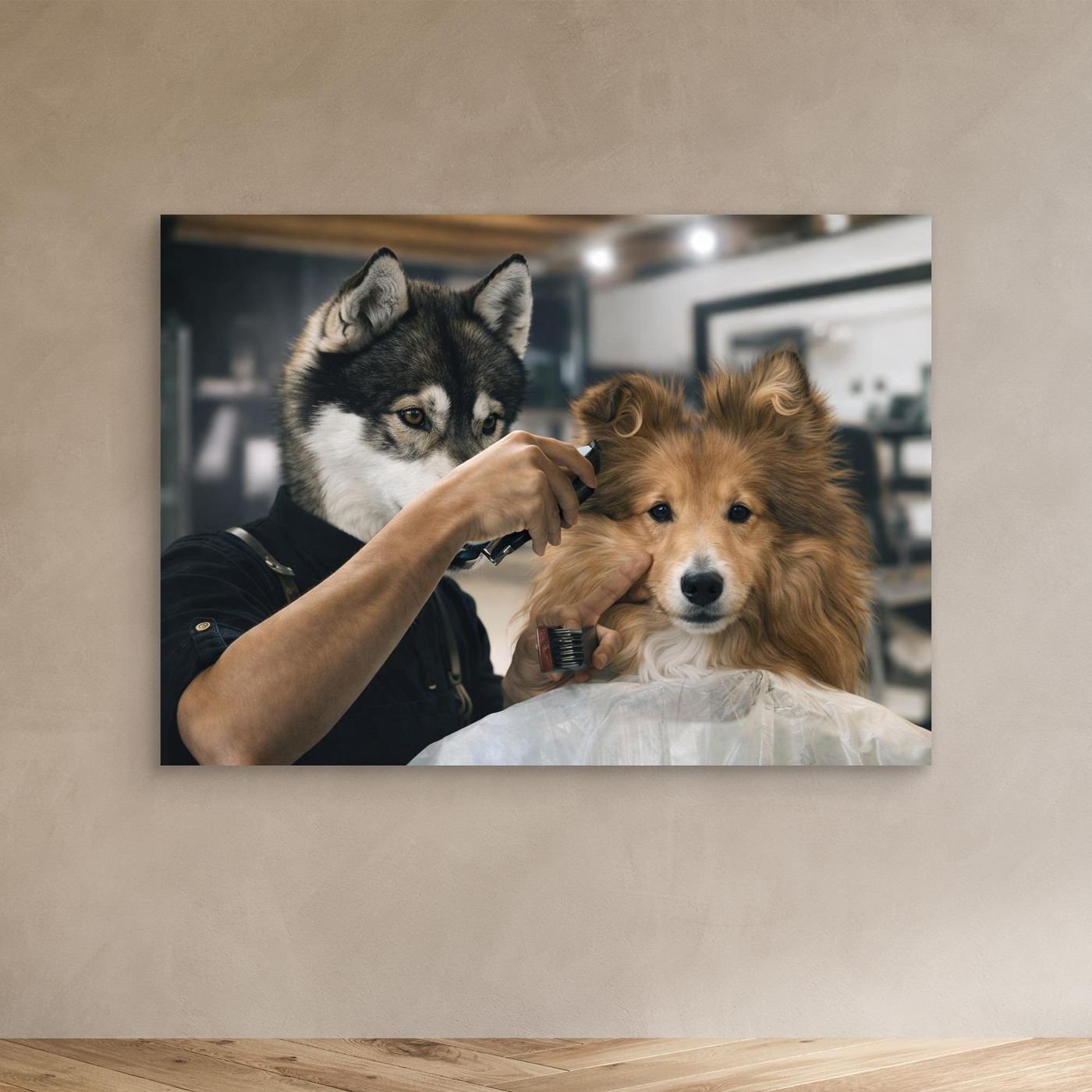 The Grooming Master - Personalized Canvas Print
