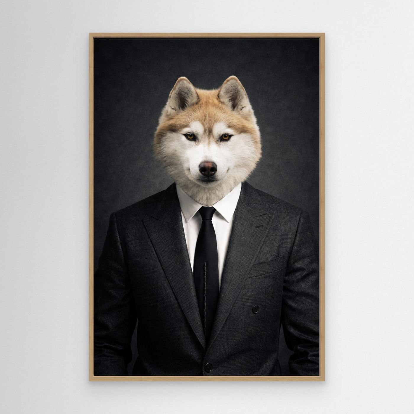 The Businessman | Personalized Pet Canvas Print