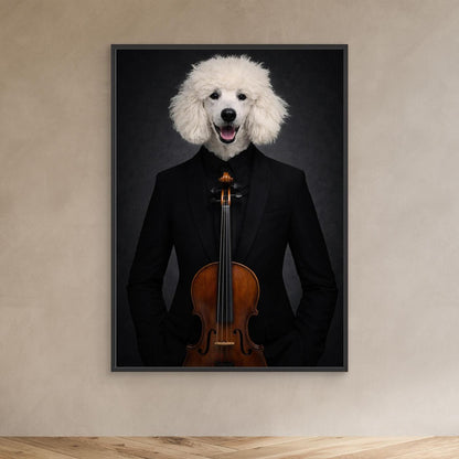 The Orchestra Virtuoso - Personalized Pet Canvas Print