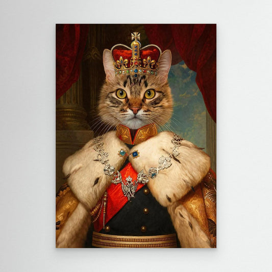The Majestic Empress - Personalized Pet Canvas Print