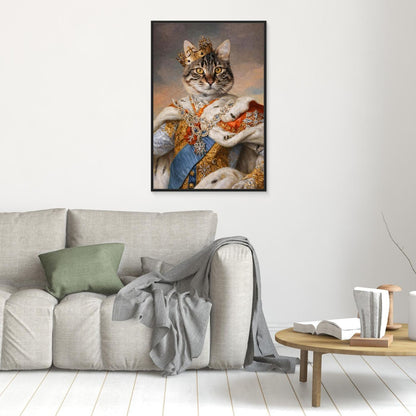 The Noble Prince - Personalized Pet Canvas Print