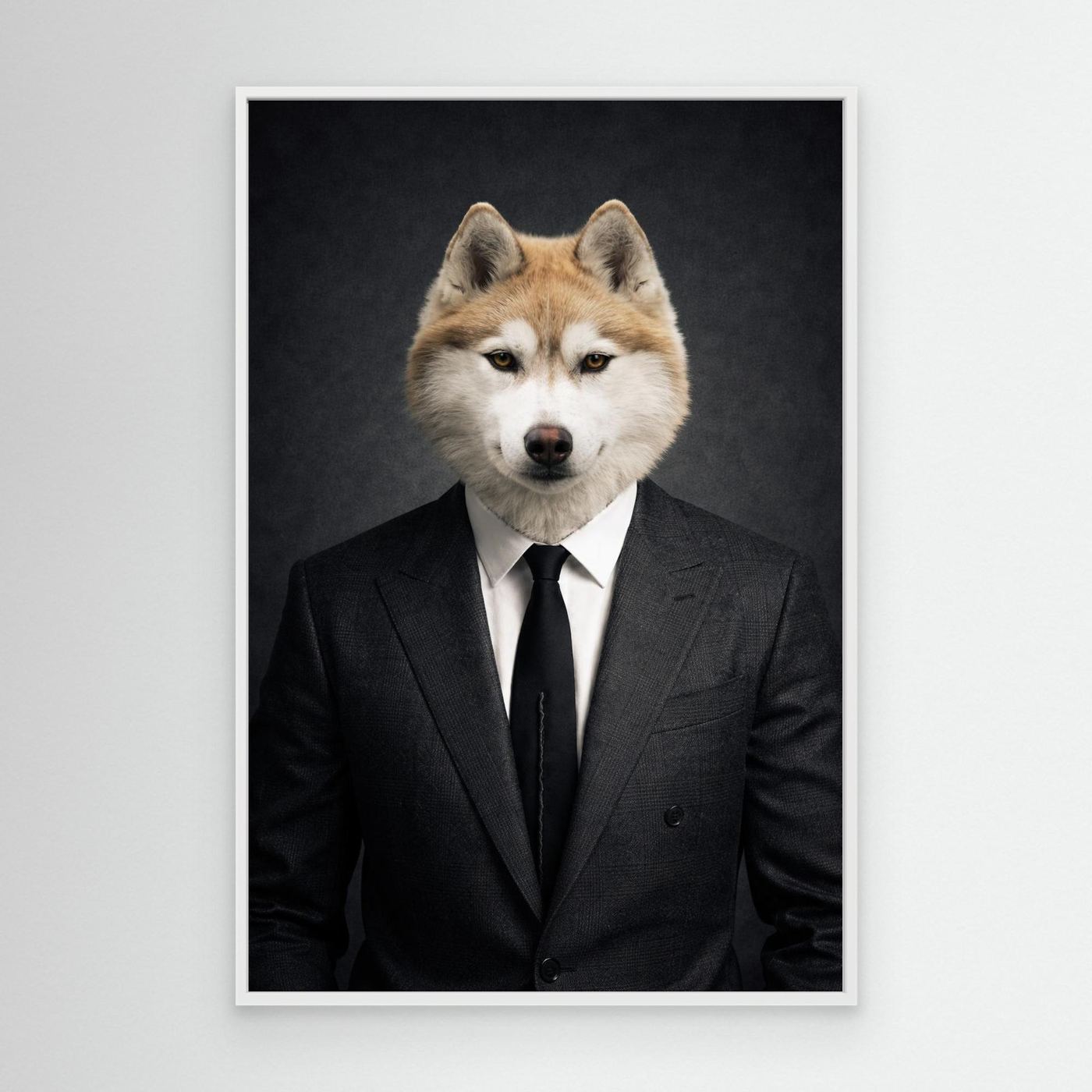 The Businessman | Personalized Pet Canvas Print