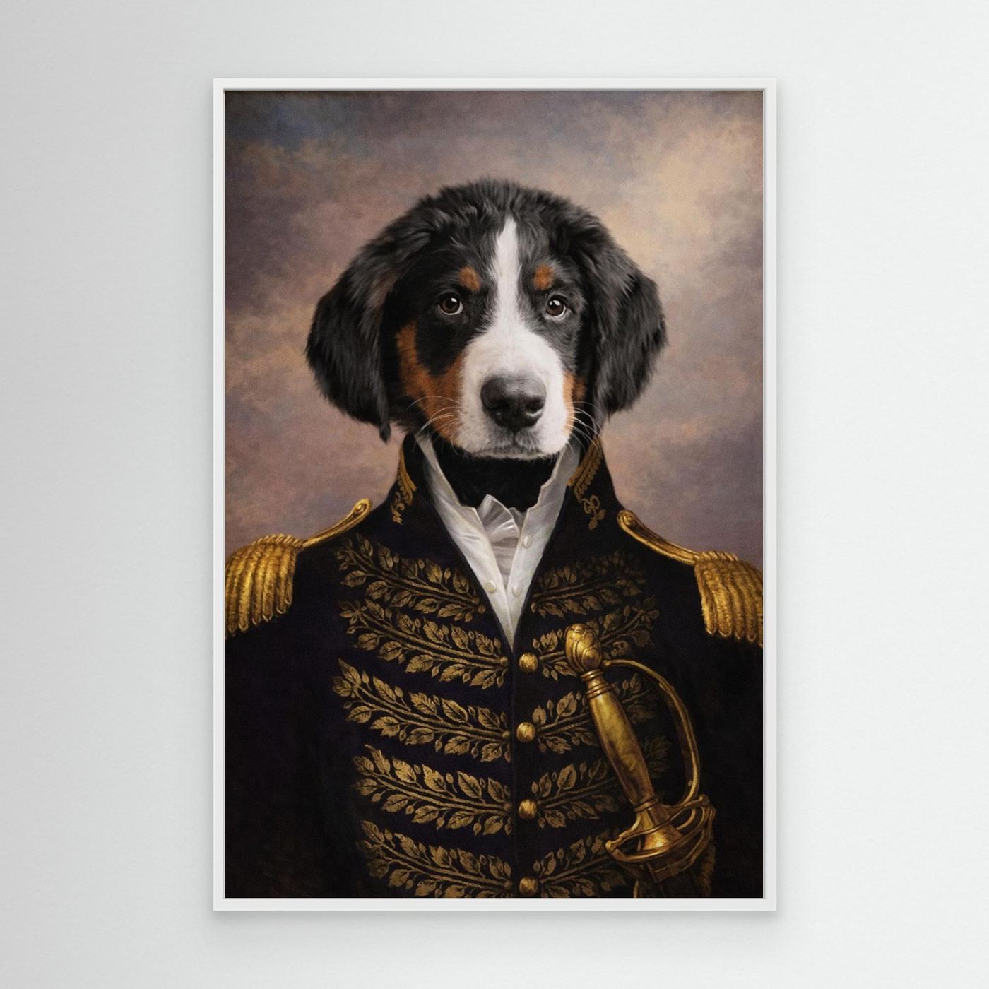 The Grand Admiral - Personalized Pet Canvas Print
