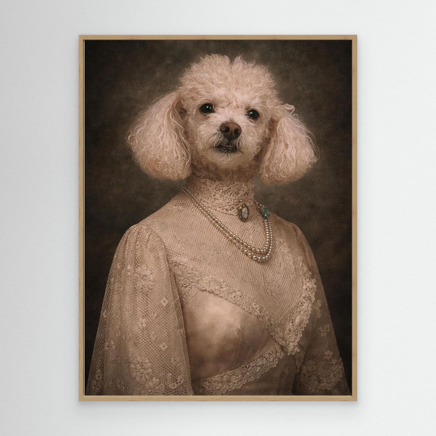 The Victorian Lady - Personalized Pet Canvas Print