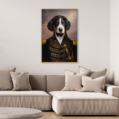 The Grand Admiral - Personalized Pet Canvas Print