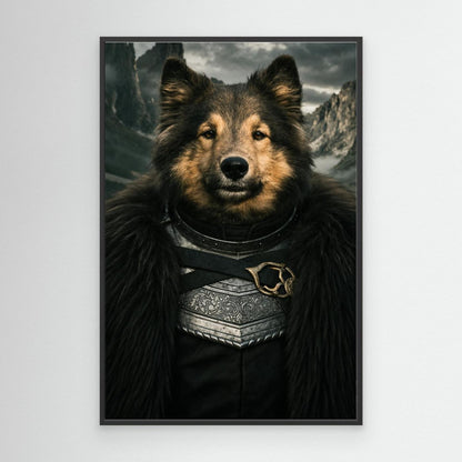 Highland Guardian - Personalized Pet Canvas Print
