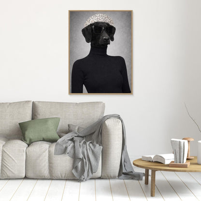 The Runway Model - Personalized Pet Canvas Print