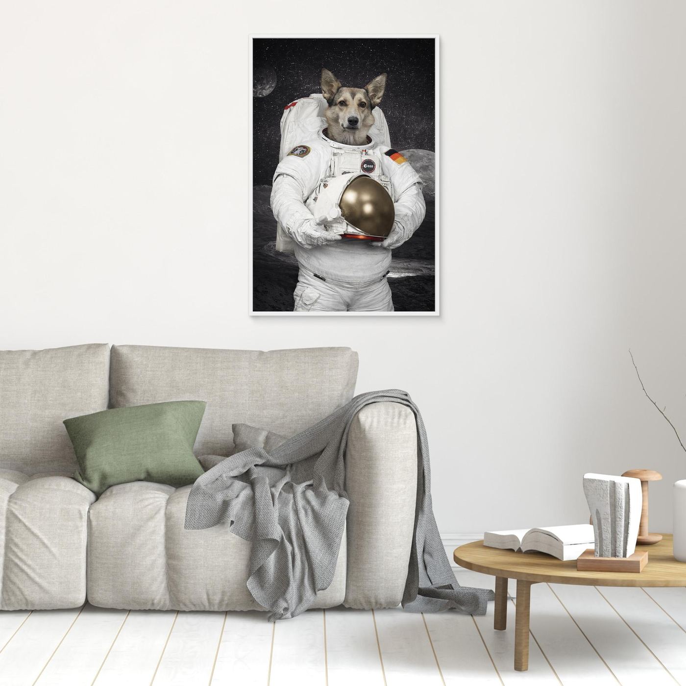 The Moon Walker Personalized Canvas Print