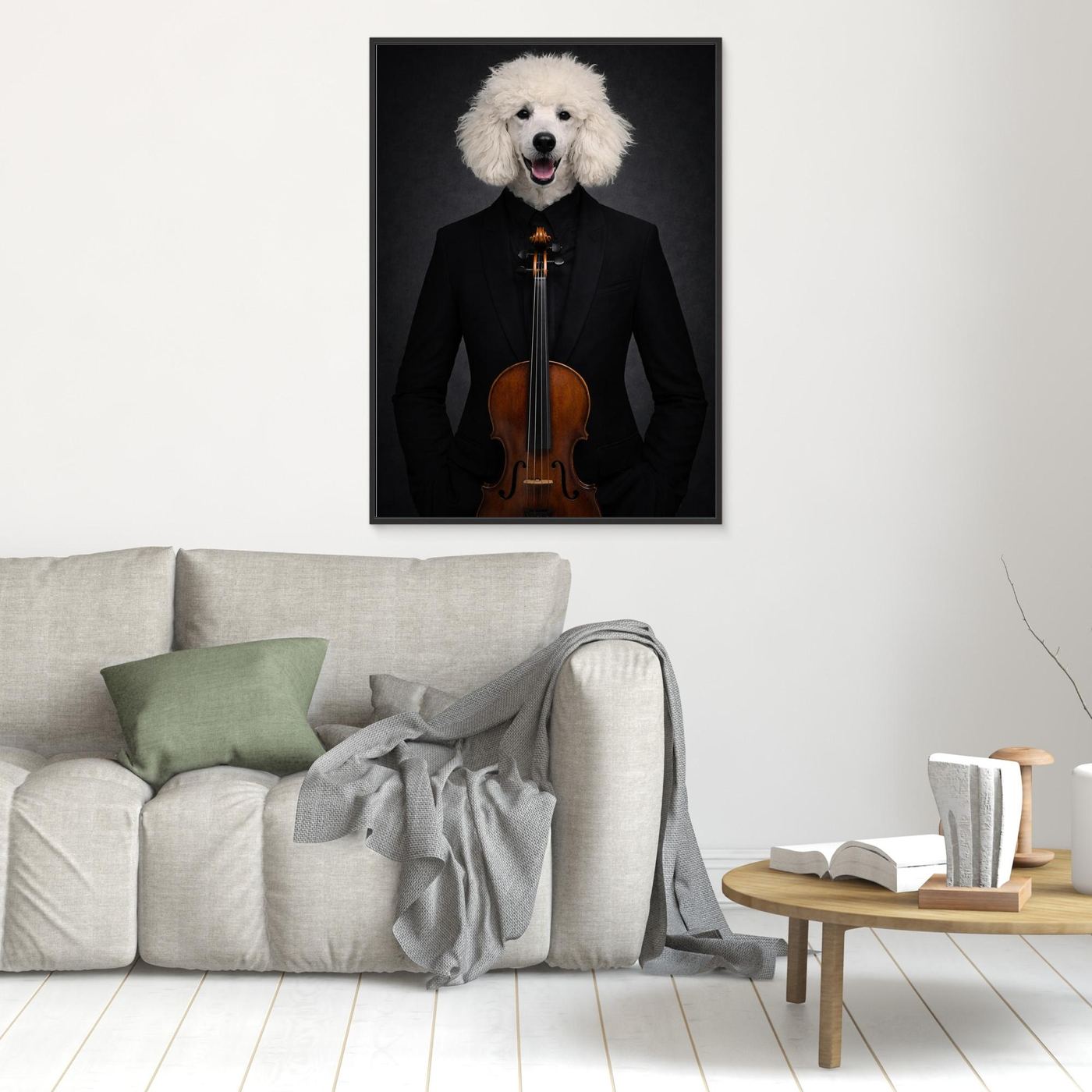 The Orchestra Virtuoso - Personalized Pet Canvas Print