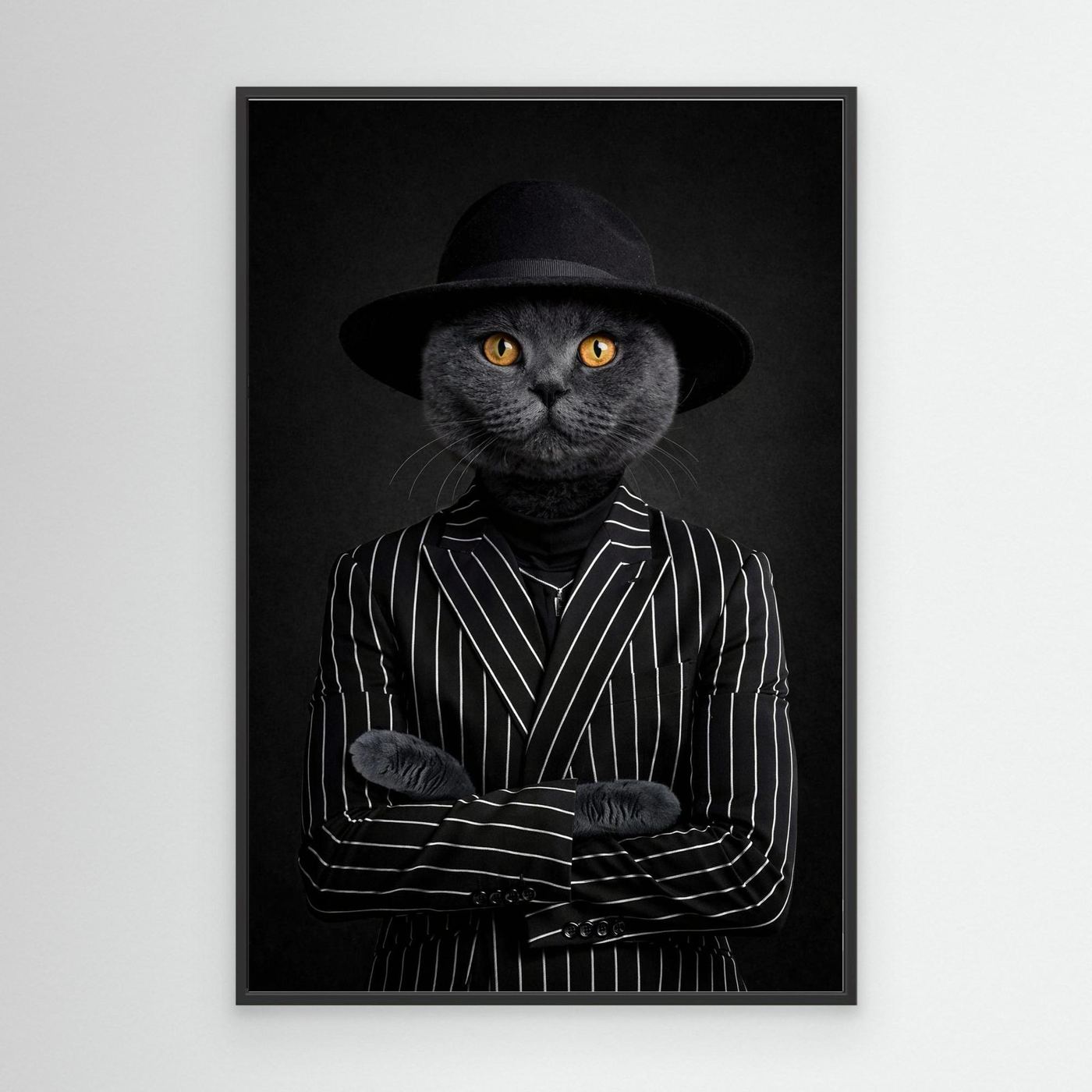 The Crime King - Personalized Pet Canvas Print