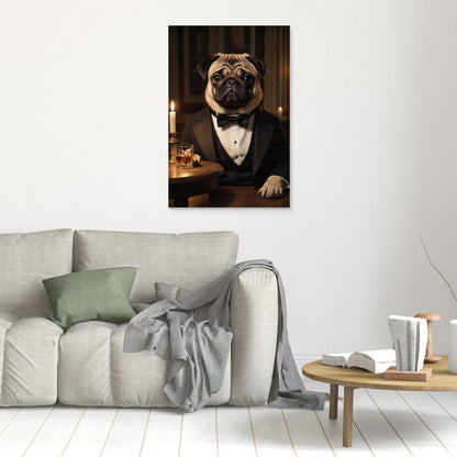 The Noble Evening - Personalized Pet Canvas Print