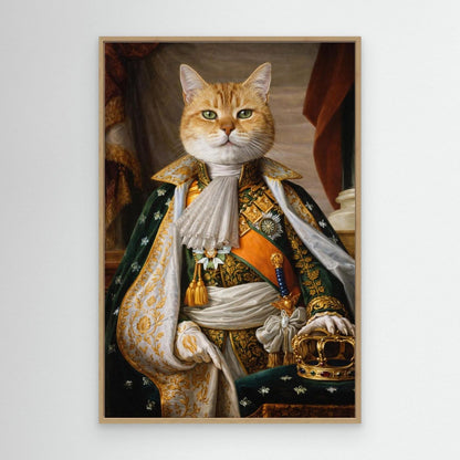 The Imperial King - Personalized Pet Canvas Print