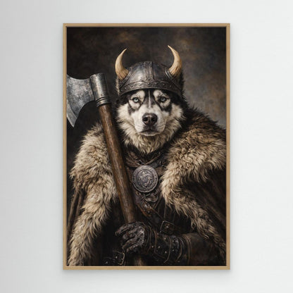 The Viking Warrior - Personalized Pet Canvas Print