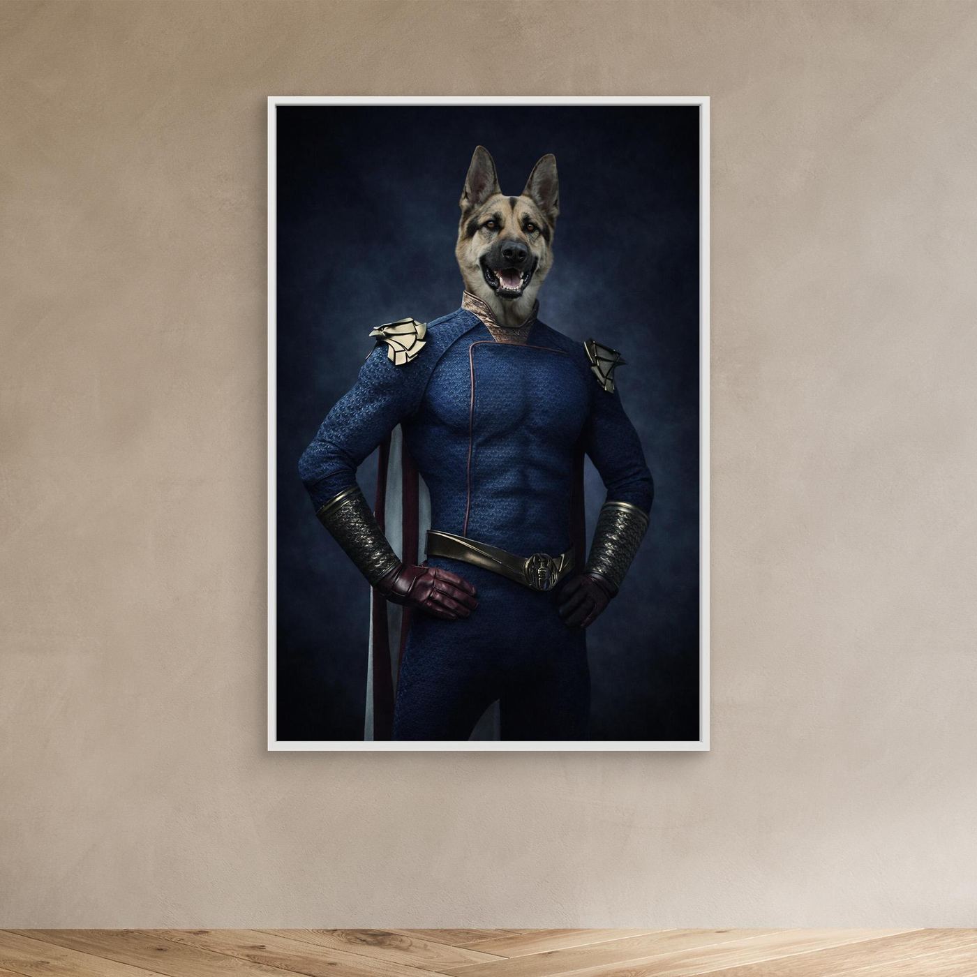 Mighty Protector - Personalized Pet Canvas Print