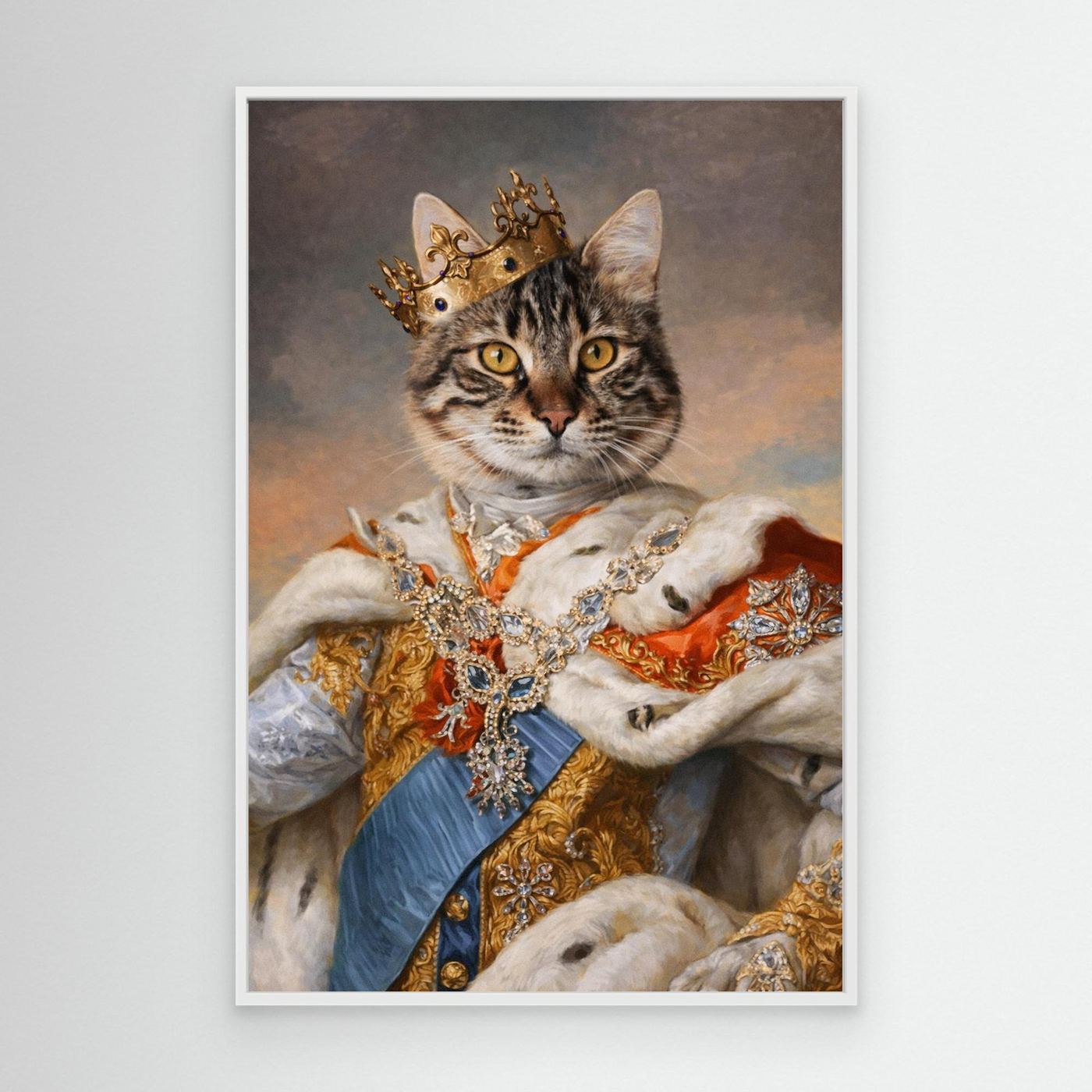 The Noble Prince - Personalized Pet Canvas Print