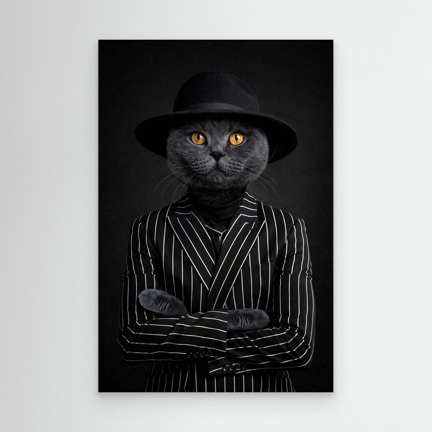 The Crime King - Personalized Pet Canvas Print